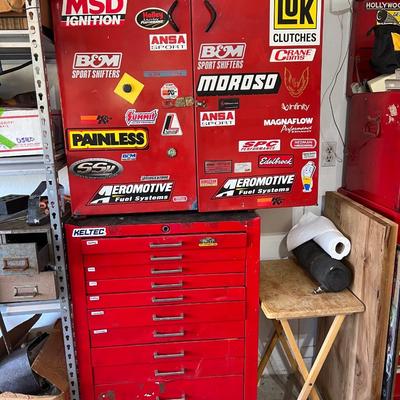 Rolling Tool Chest/Wall Cabinet Combo