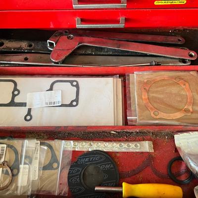 Rolling Tool Chest/Wall Cabinet Combo