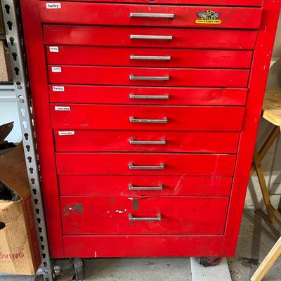 Rolling Tool Chest/Wall Cabinet Combo