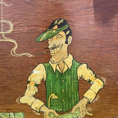 1977 Hand Painted Ticket Booth Sign