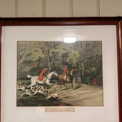 John Frederick Herring’s Fox Hunting lithograph Scenes