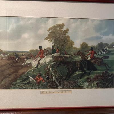 John Frederick Herring’s Fox Hunting lithograph Scenes