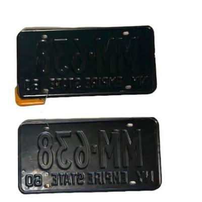 Matched Pair of 1961 New York License Plates