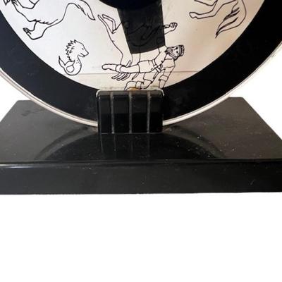 Art Deco Zodiac Acrylic Desk Thermometer