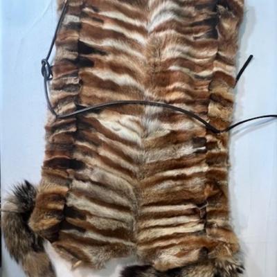 Animal Skin Tunic with Raccoon Tails