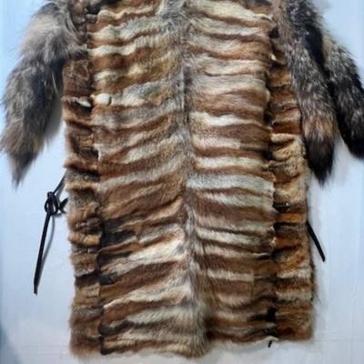 Animal Skin Tunic with Raccoon Tails