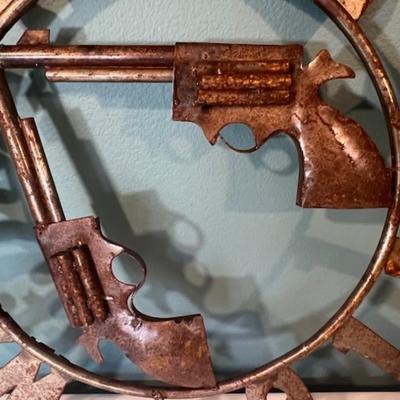 "We Don't Dial 911" Metal Art