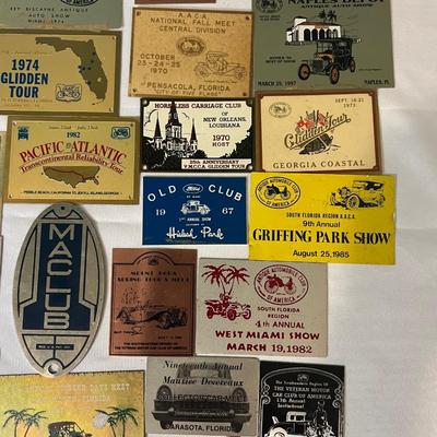 Car Club Badges