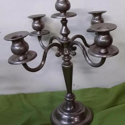 Pair Silverplate candleholders/candelabra