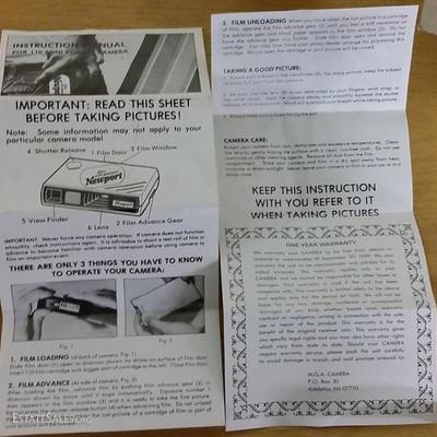 1970s Newport Cigarettes Advertising Promotional 110 Green Camera