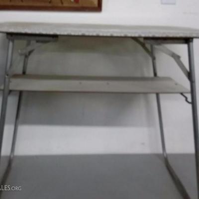 Mid Century Modern Folding Two Tier Table