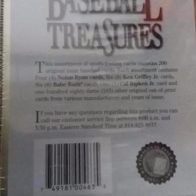 1989 Baseball cards â€“ 200 Treasures set