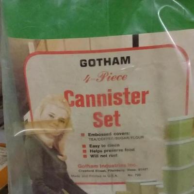 This 1960s Gotham 4-piece Canister Set