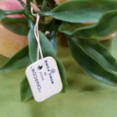 Charcon 1960s peach or possibly apricot vine made in Hong Kong