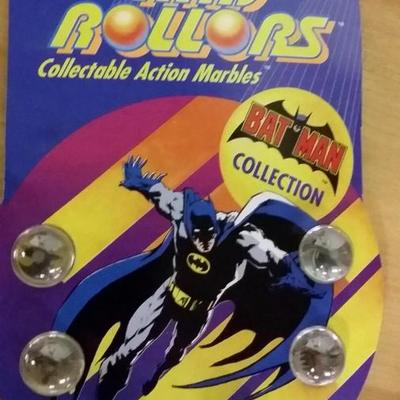 Batman collection 1990 Rad Rollers collectible action marbles