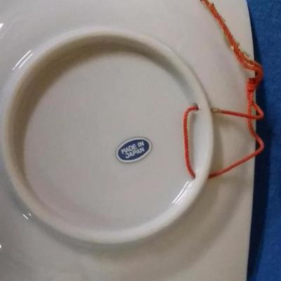 1960s Set of 4 Little Square Hummel like ceramic wall plates