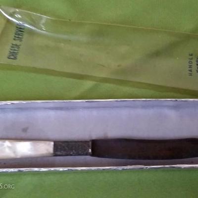 Sterling Silver Handle Cheese Knife