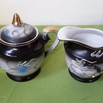 1950's, Dragonware tea set 