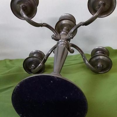 Pair Silverplate candleholders/candelabra
