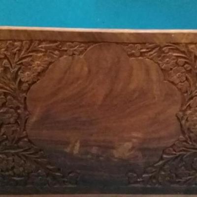 1960s Sheeshan Wood letter holder and desk organizer. 