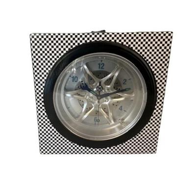 NOS 14" Tire Rim Clock