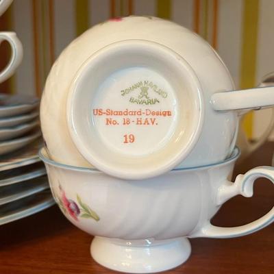 Johann Haviland Bavaria Tea Set