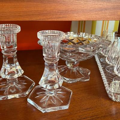 Crystal Cognac Glasses Lot