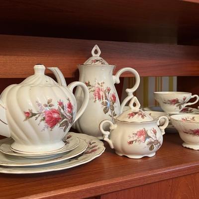 1950s Japanese Floral Tea Set