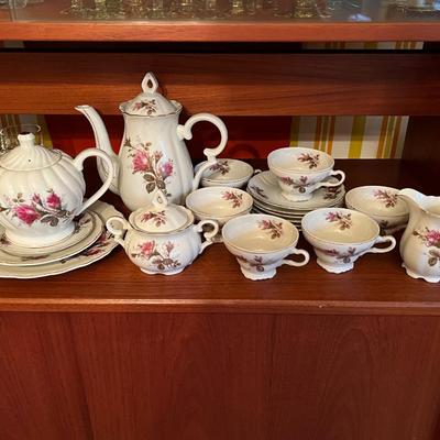 1950s Japanese Floral Tea Set