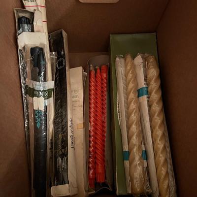 Tapered and Pillar Candle Lot