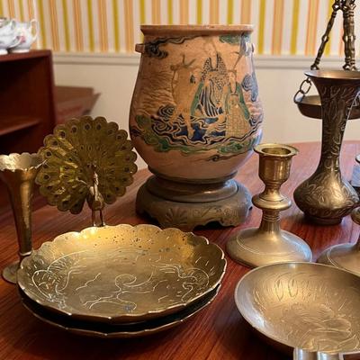 Vintage Ornate Brass Lot