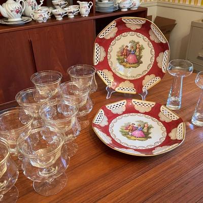 Schwarzenhammer Vintage Bavarian Porcelain 10" Plates Lot
