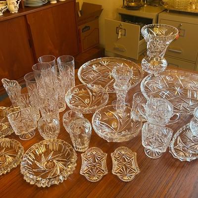 Bohemian Czech Pinwheel Crystal Lot