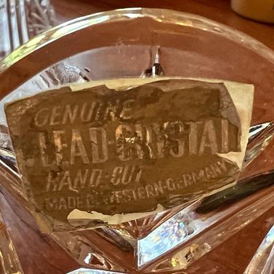 Hand Cut Lead Crystal Lot- Western Germany