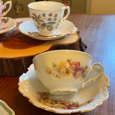 Assorted Tea Cups and Saucers Lot
