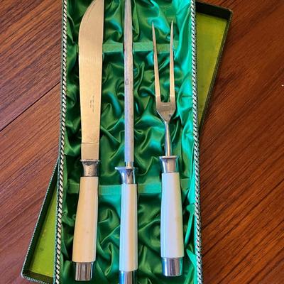 Stainless Steel Carving Set- Solingen, Germany
