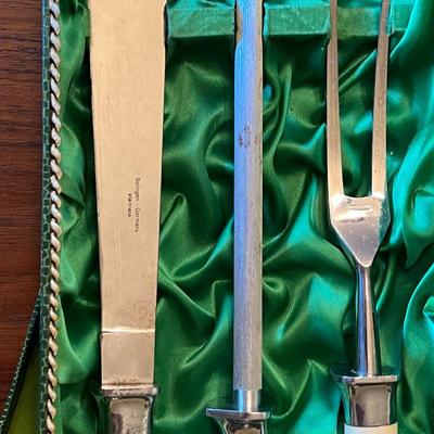 Stainless Steel Carving Set- Solingen, Germany