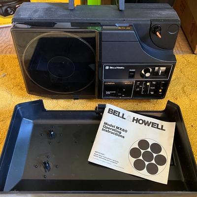 Vintage Bell & Howell Model MX60 Lumina Projector for Super 8 or 8MM