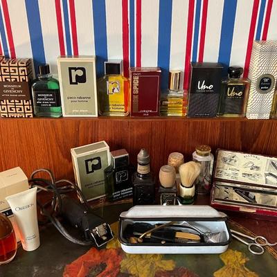 Vintage Men's Cologne and Clippers Lot