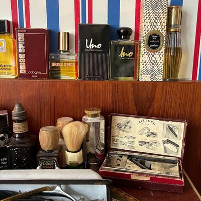 Vintage Men's Cologne and Clippers Lot