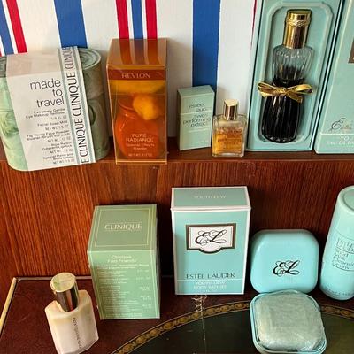 Vintage Estee Lauder and Clinique Toiletries Lot