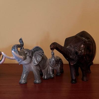 Elephant Figurine Lot