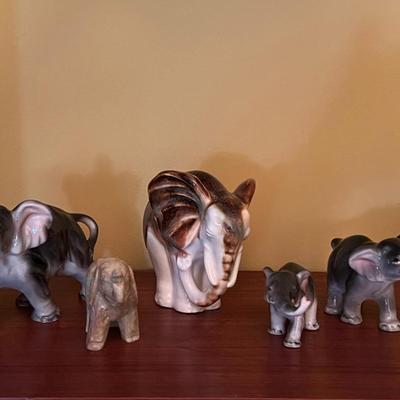 Elephant Figurine Lot