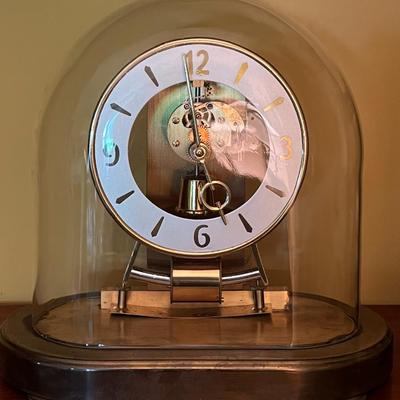 Kieninger & Obergfell Brass Mantle Clock- Made in West Germany