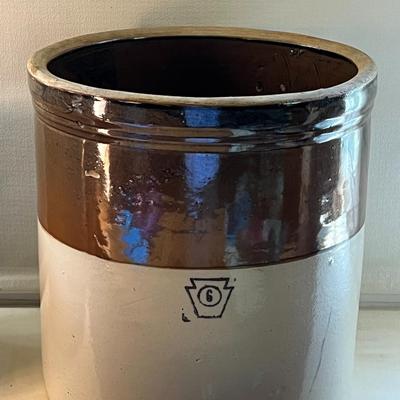 6-Gallon Stoneware Crock