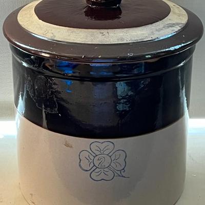 2-Gallon Stoneware Crock w/ Lid