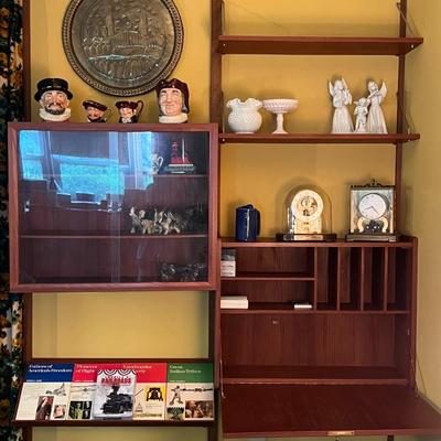 MCM Wall Shelves Unit (2 of 2)- BUYER MUST DISASSEMBLE *Items on shelves NOT included*