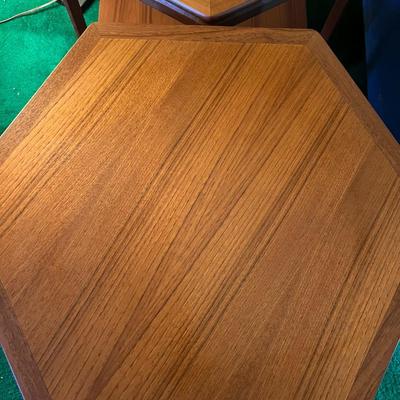 Pair of MCM Wood End Tables