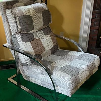 MCM Metal Fram Lounge Chair