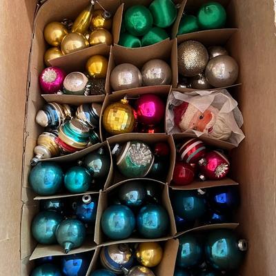 Vintage Holiday Glass Ornaments
